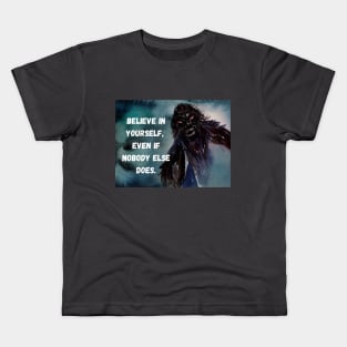 Bigfoot Believe In Yourself Kids T-Shirt